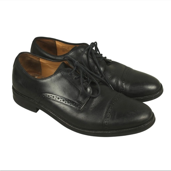 Polo Ralph Lauren Morgfield Lace Up Oxford Leather Dress Shoe Black Men Sz 9.5D main image 8